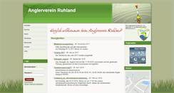 Desktop Screenshot of anglerverein-ruhland.de